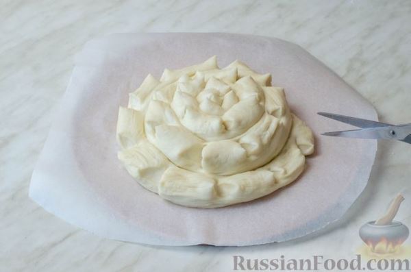 Дрожжевой пирог "Улитка" с сахарной корочкой