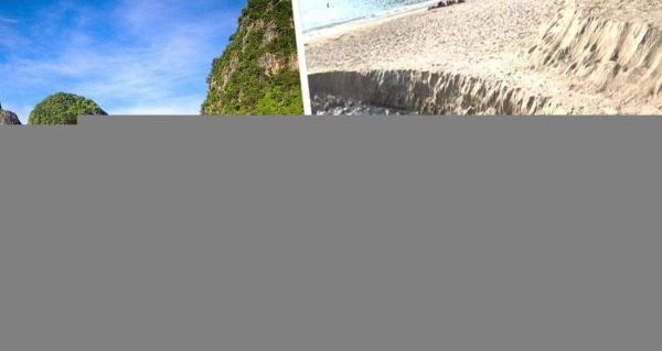 На популярный у туристов пляж Пхукета продолжает течь зловонная черная река нечистот